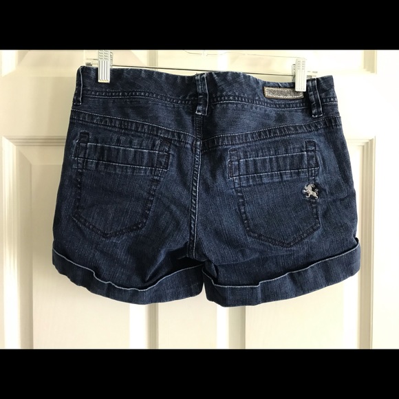 Express Blue Jean Shorts - Picture 2 of 6
